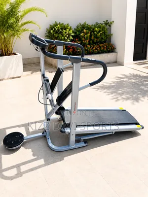 Manual Treadmill With Massager Stepper and Waist Twister