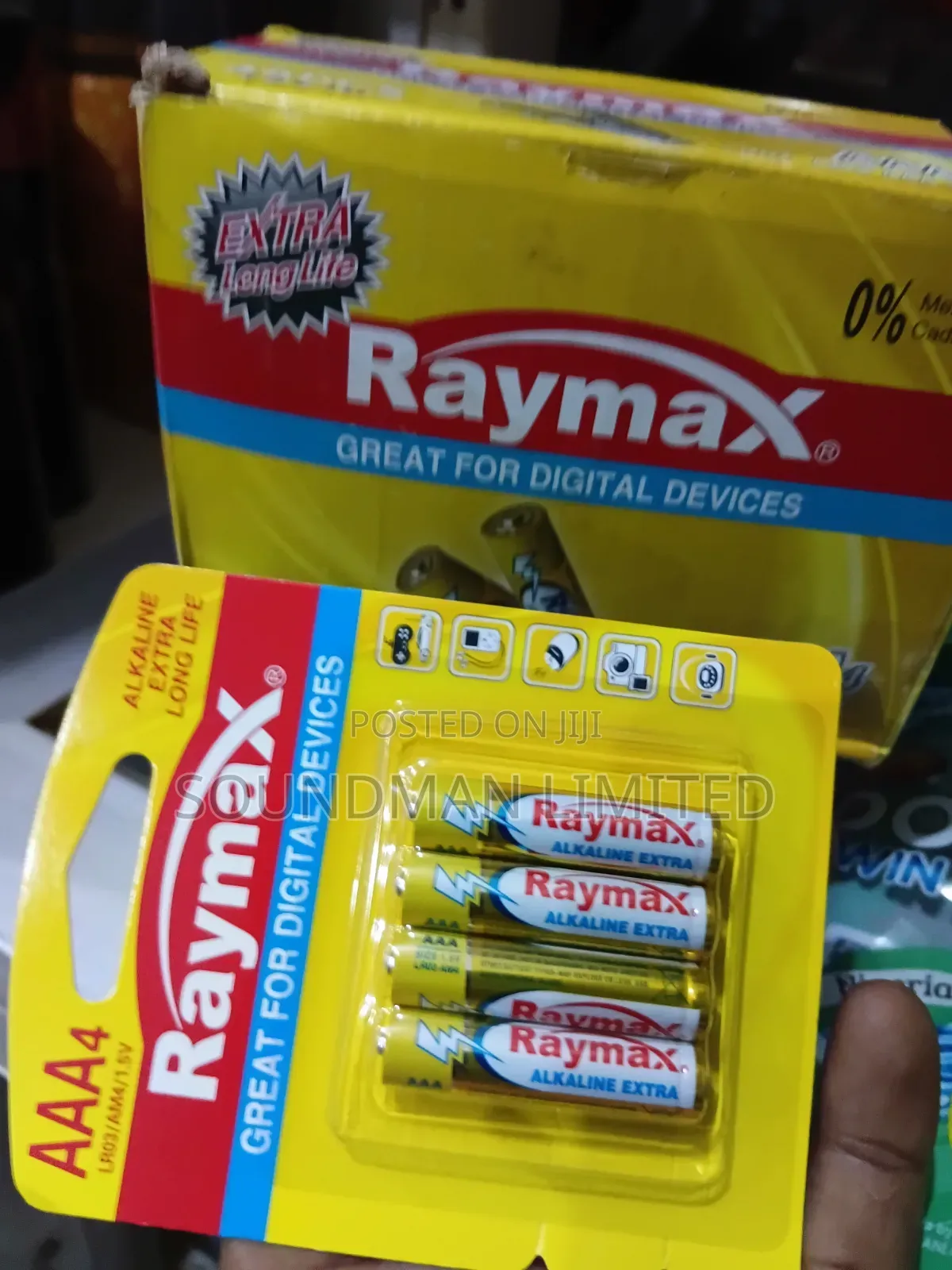 Raymax Alkaline Batteries AAA AA