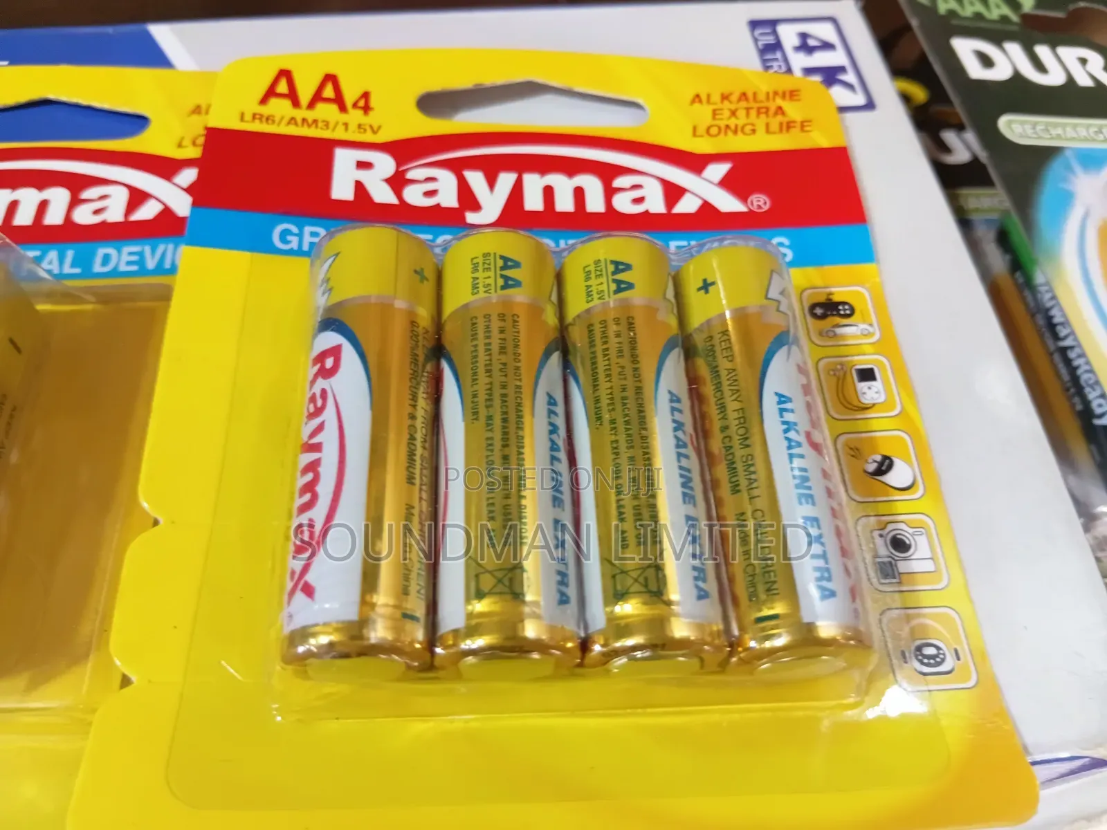 Raymax Alkaline Batteries AAA AA