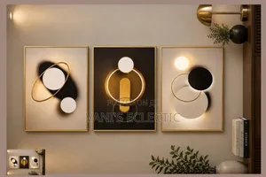 Modern 3-Piece Acrylic Wall Art Decor Frames
