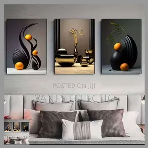 Modern 3-Piece Acrylic Wall Art Decor Frames