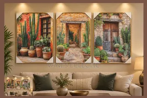Modern 3-Piece Acrylic Wall Art Decor Frames