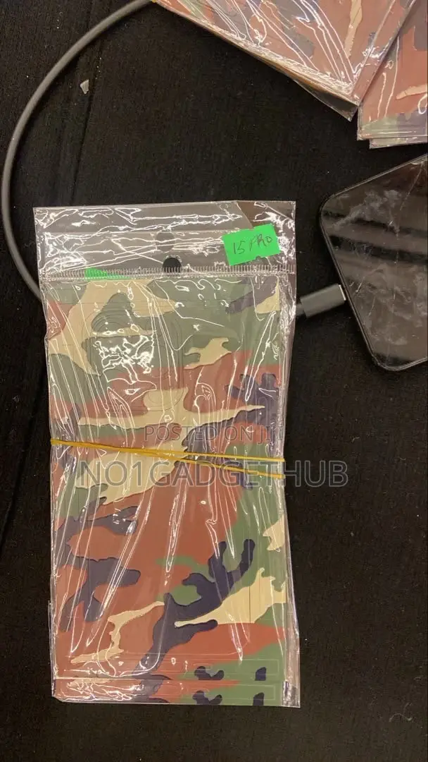 Camouflage iPhone Stickers
