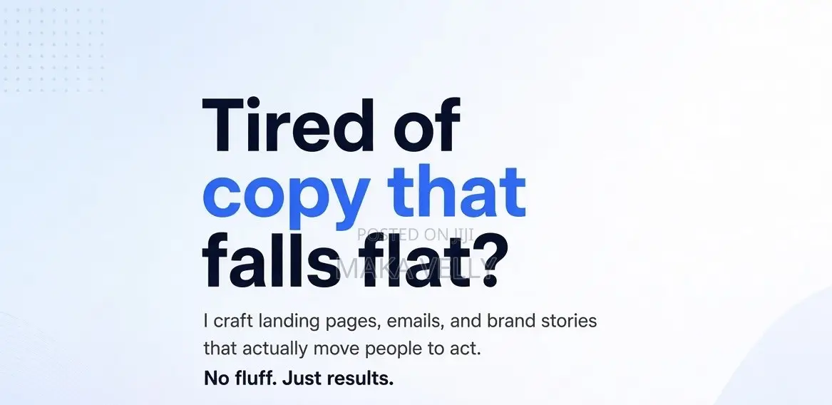 Professional Copywriter/ Content Writer.