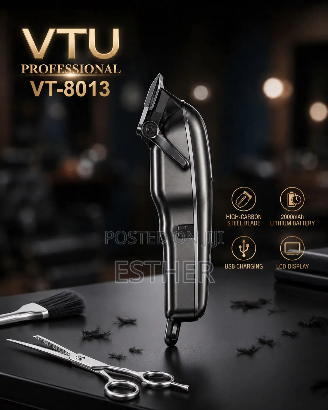 VTU Professional Rechargeable Clipper