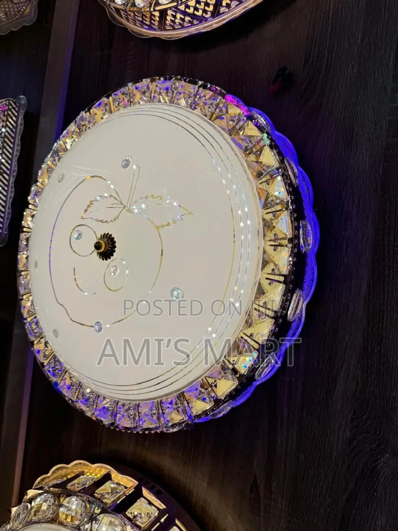 Quality Crystal Design Ceiling LED Flush Mount Light by 500mm
