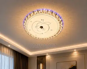 Quality Crystal Design Ceiling LED Flush Mount Light by 500mm