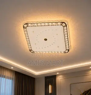 Quality Crystal Design Ceiling LED Flush Mount Light by 500mm