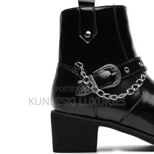 Original British Chain Patent Leather Boot