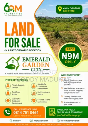 Emerald Garden City- Avu Obosima Owerri East Lga, Imo State