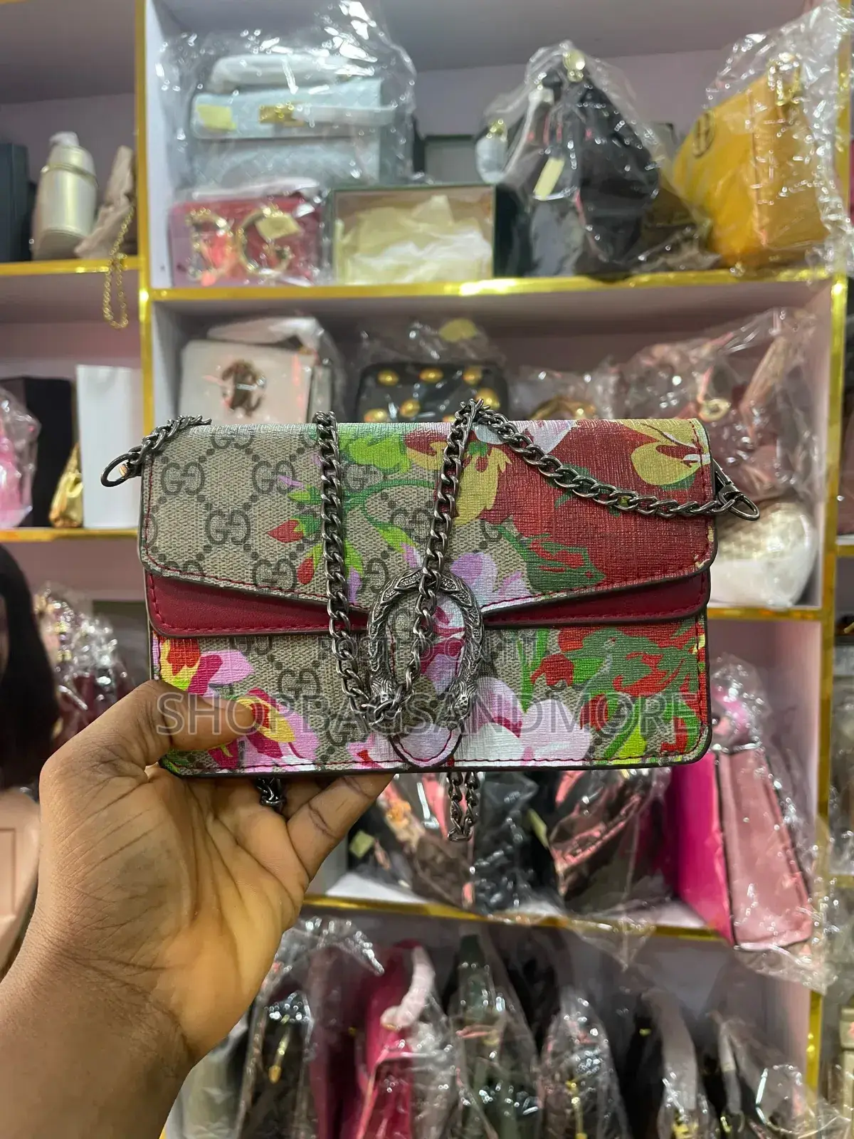 Floral Chain Bag – Multicolor
