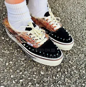Original Vans Premium LX Authentic 44 Ibiza Mohair Black Sneakers