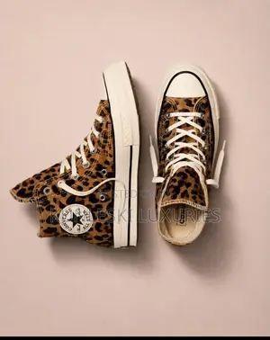 Original Converse Chuck Taylor All Star 70 Plus Leopard Print Sneakers