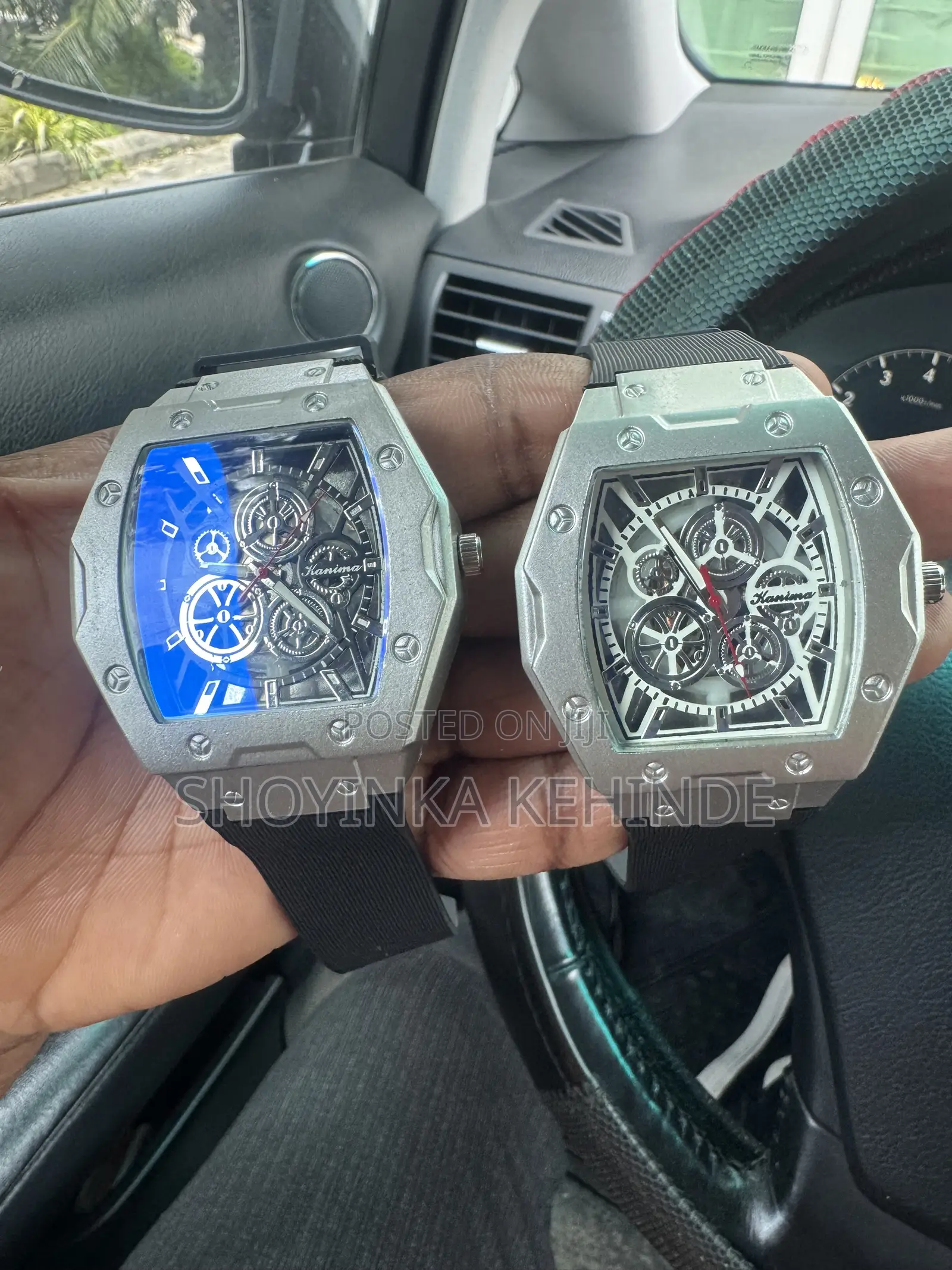 Barrel Mechanical Skeletonized Watch