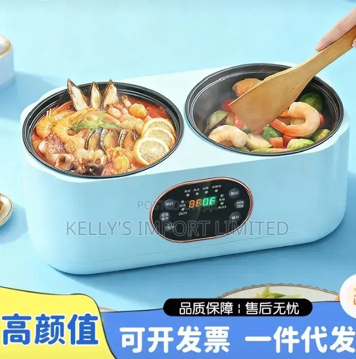 Double Compartment Electric Pot