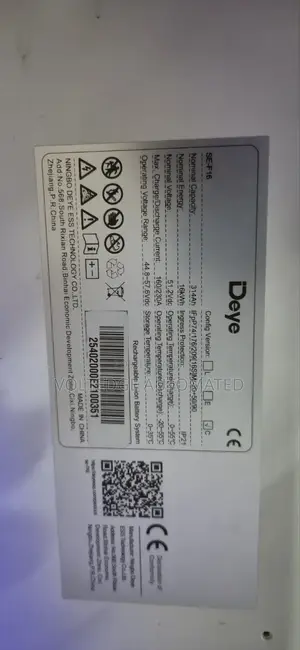 16kwh Deye Lithium Battery