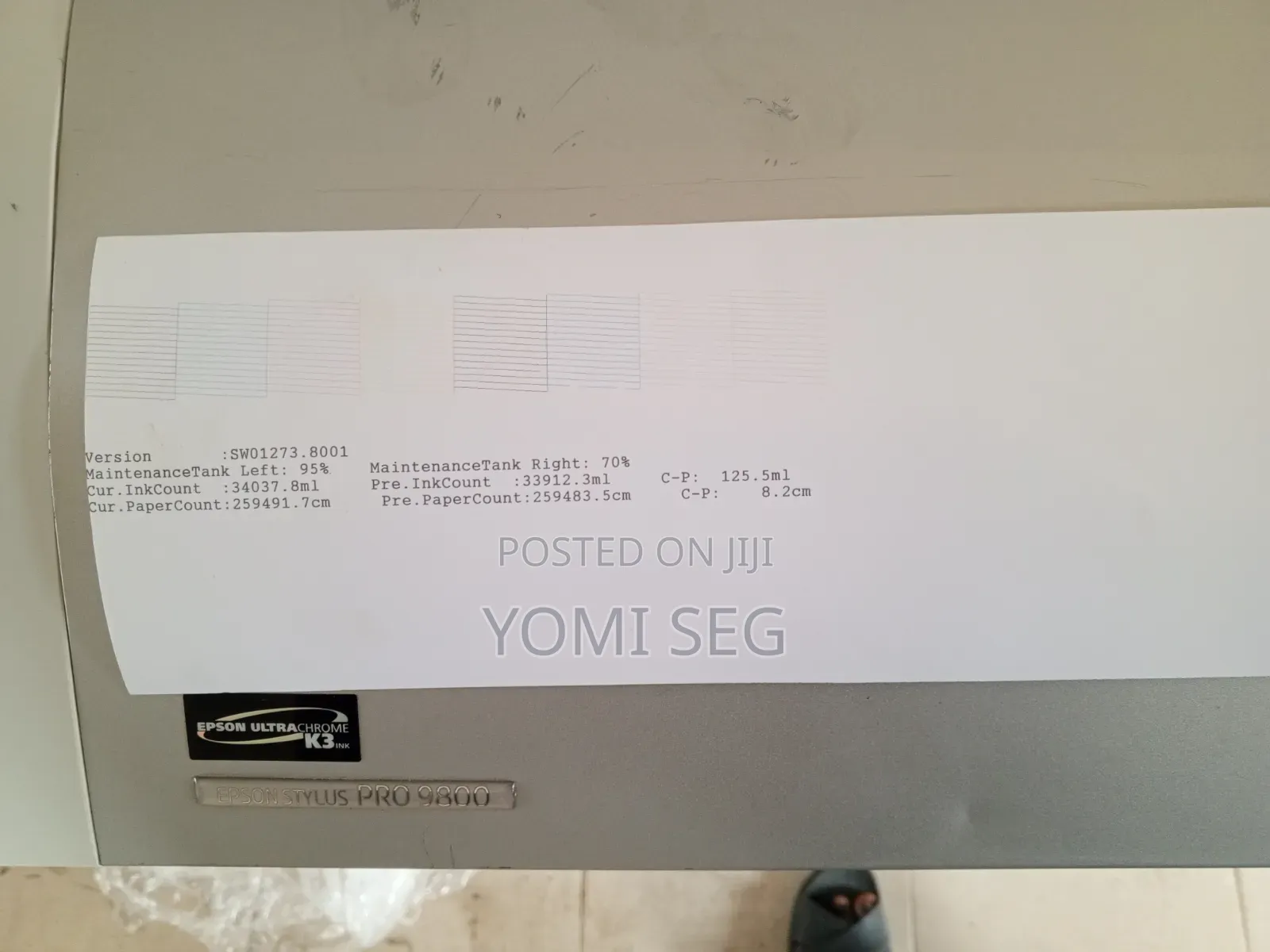 Epson Stylus Pro 9800 DTF/SUB PRINTER