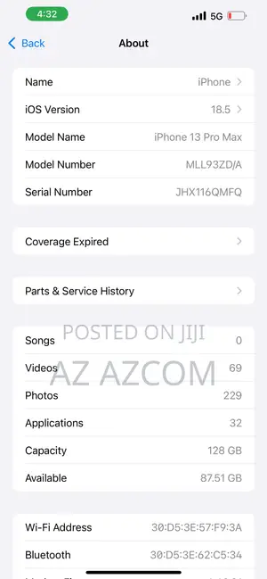 Apple iPhone 13 Pro Max 128 GB Blue