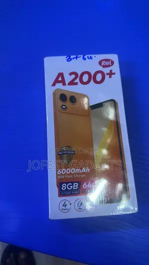 New Itel A200+ 64 GB Black