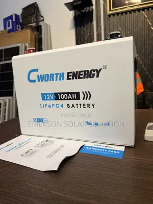 Cworth Energy 1.2kWh 100Ah 12V Lithium Battery