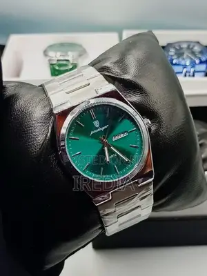 POEDAGAR Men’s Day-Date Quartz Watch
