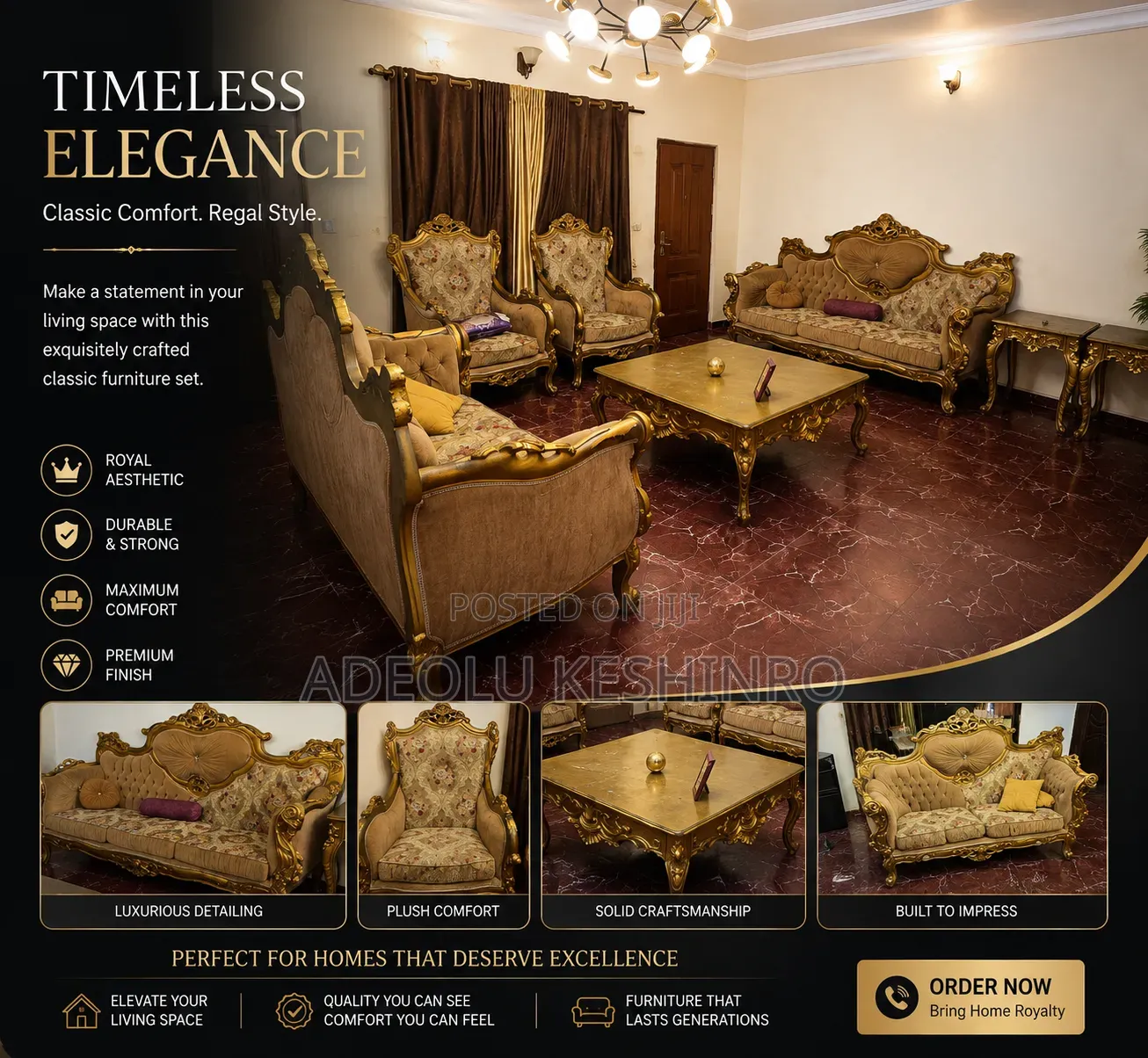 Used Royal Sofa Set