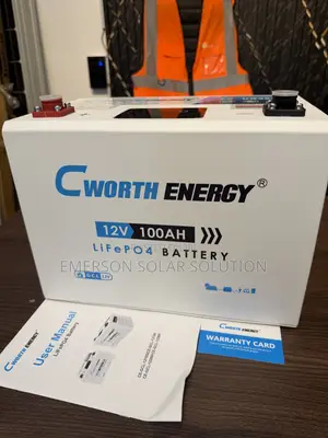 Cworth 12V 100Ah LiFePO4 Battery