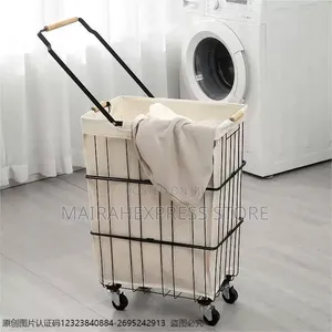 High Quality Laundry Basket With Wheels T2mm7