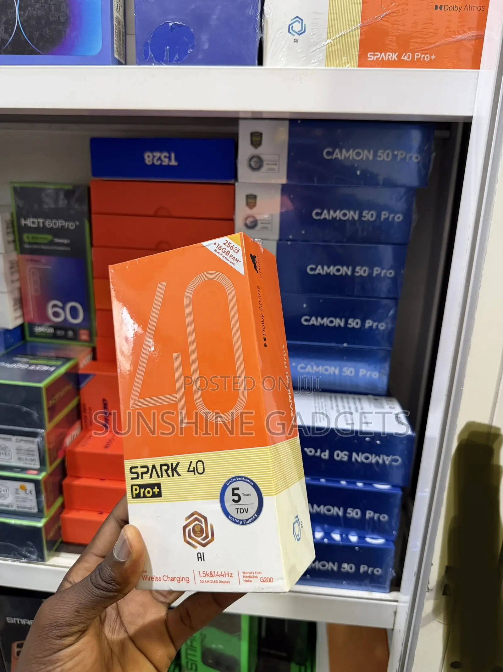 New Tecno Spark 40 Pro+ 256 GB