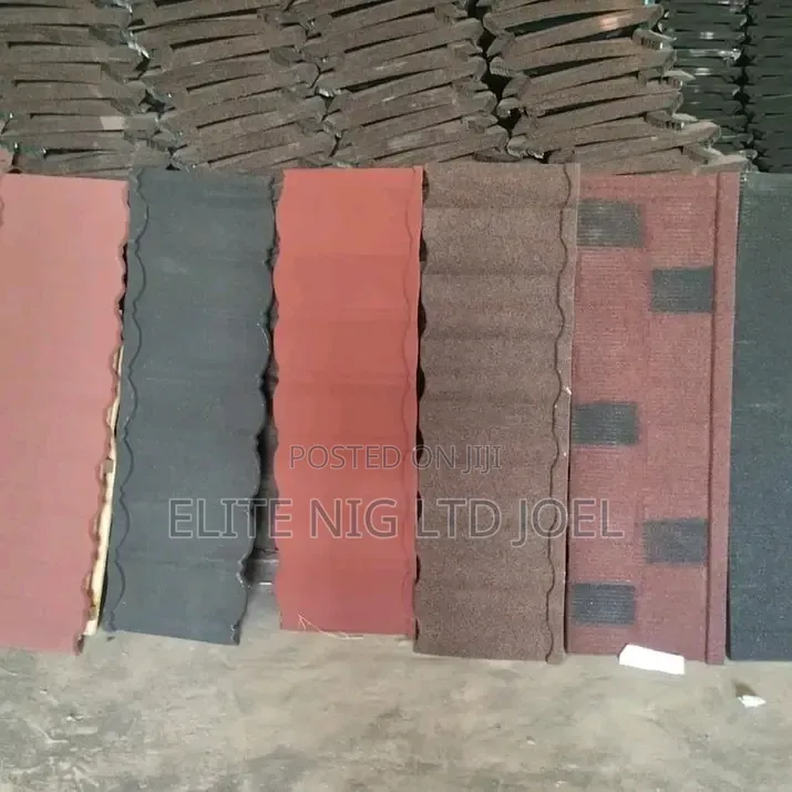 Shine Black Bond Stone Coated Roofing Sheet in Lagos