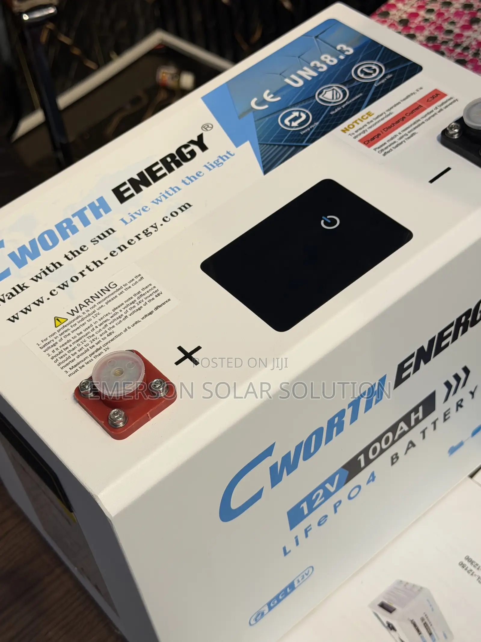 Cworth Energy 100Ah Lithium Solar Battery