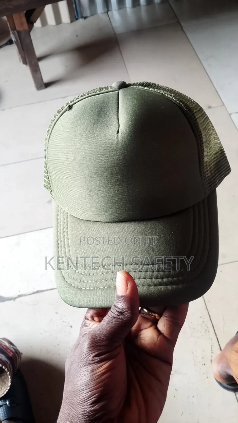 Face Cap With Net at Back Dozen