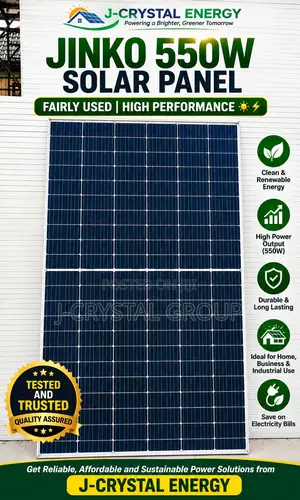 Jinko 550w Solar Panel – Fairly Used | High Performance