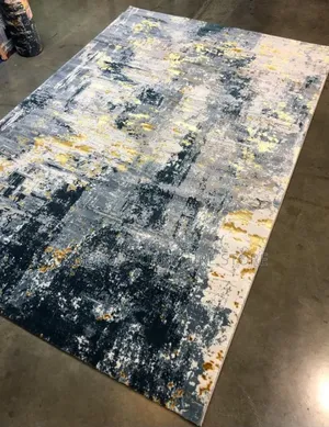 Premium Turkish Modern Abstract Rug – Luxury Living Room Carpet