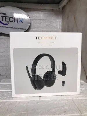 Single and Dual Ear Wireless Headset With Mic for Work Noise Cancellin