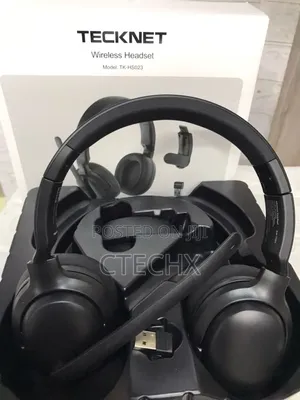 Single and Dual Ear Wireless Headset With Mic for Work Noise Cancellin