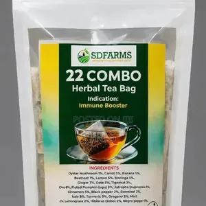 SDFarms 22 Combo Herbal Tea Bags – 22 Fruits,Veggies,Herbs Spices