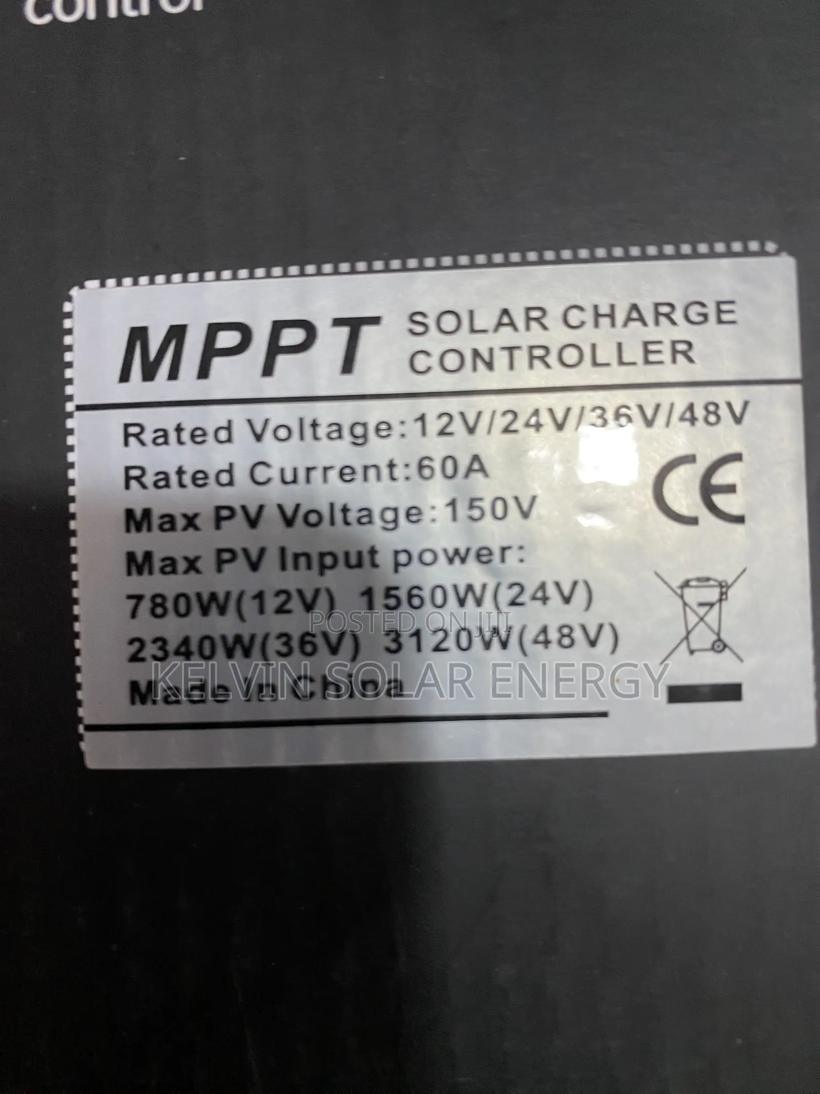 60ah MPPT Charge Controller Synfuels