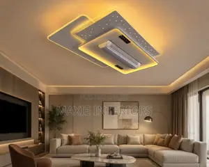 Modern Ceiling Bladeless Fan Chandelier