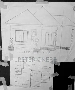 House, 3 Bedroom Flat Bungalow With New Model Design Standard