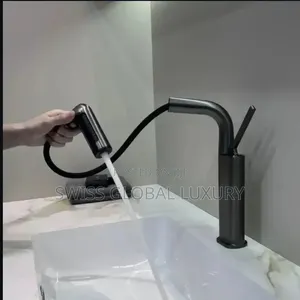 High Grade Basin Mixer Tap With Flexible Pull-Out Spout Extendable