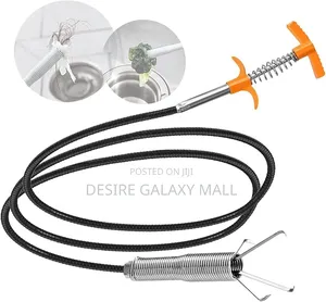 Long Stainless Steel Pipe Unblocker Grabber Flexible Drain Auger