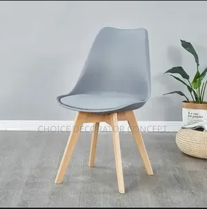 Modern Plastic Dining Chair – Grey