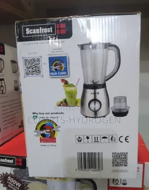 Scanfrost 1.5L Blender 500W Smoothie Maker With Dry Grinder Mill