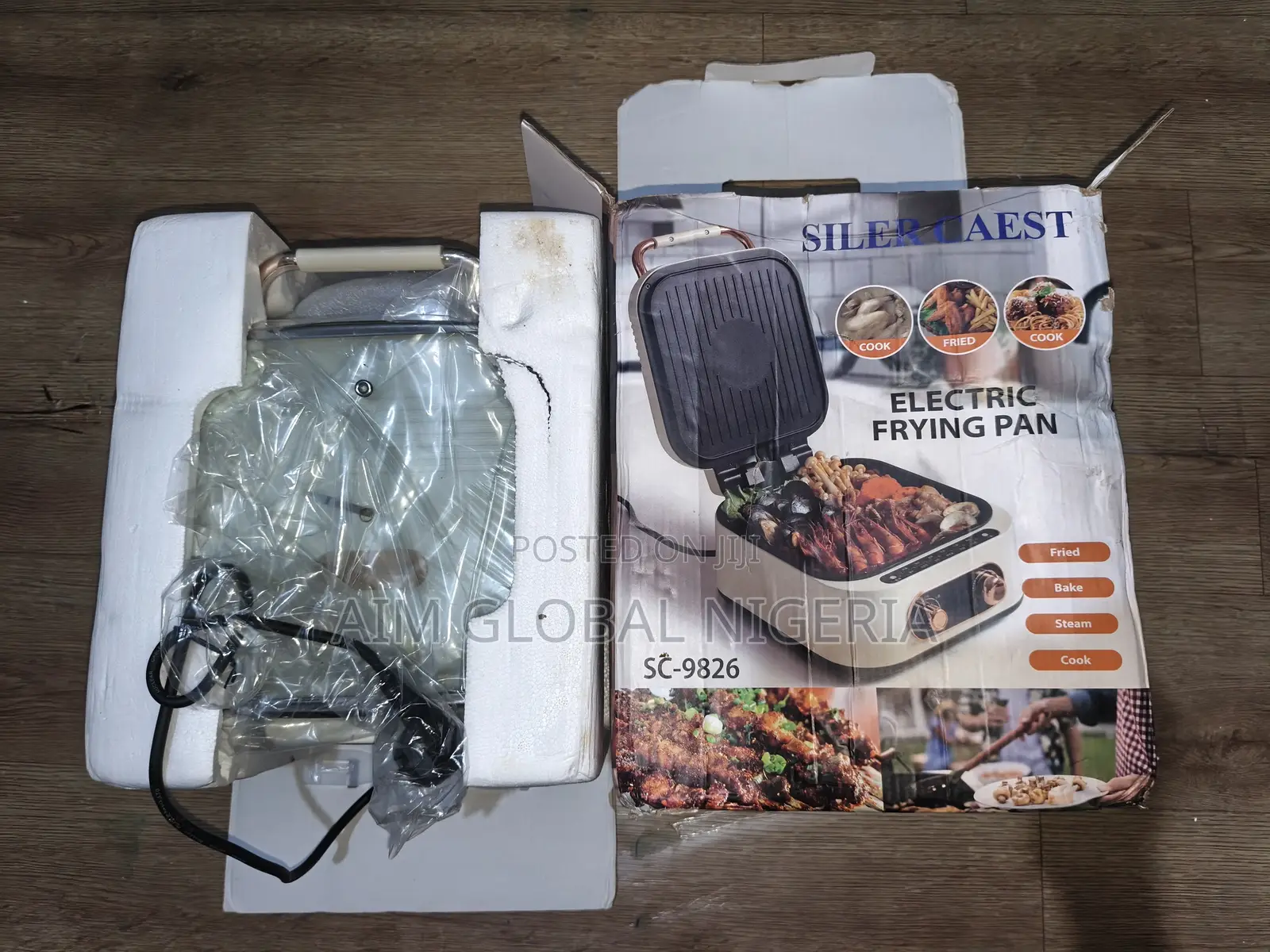 Siler Caest Electric Frying Pan