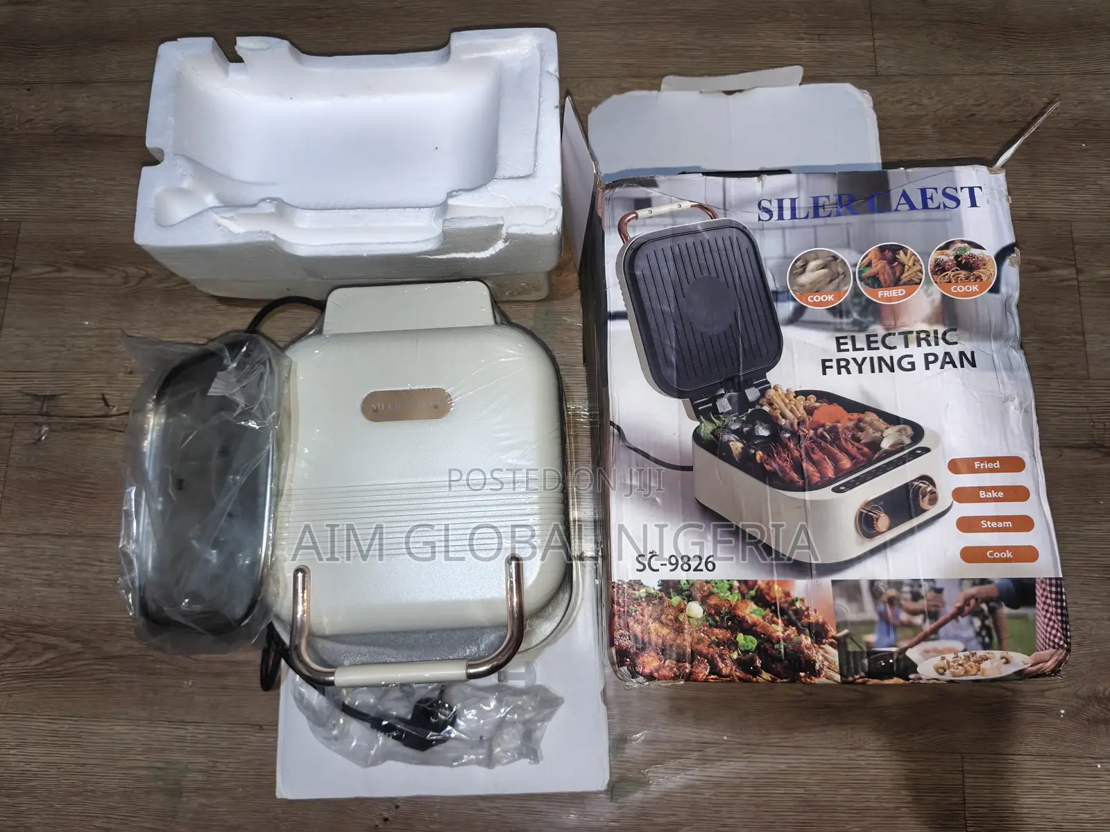 Siler Caest Electric Frying Pan