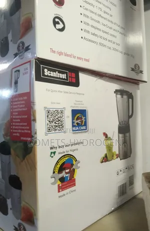 New Scanfrost 1400W Smoothie Maker Ice Crusher Blender SFKAB1400W
