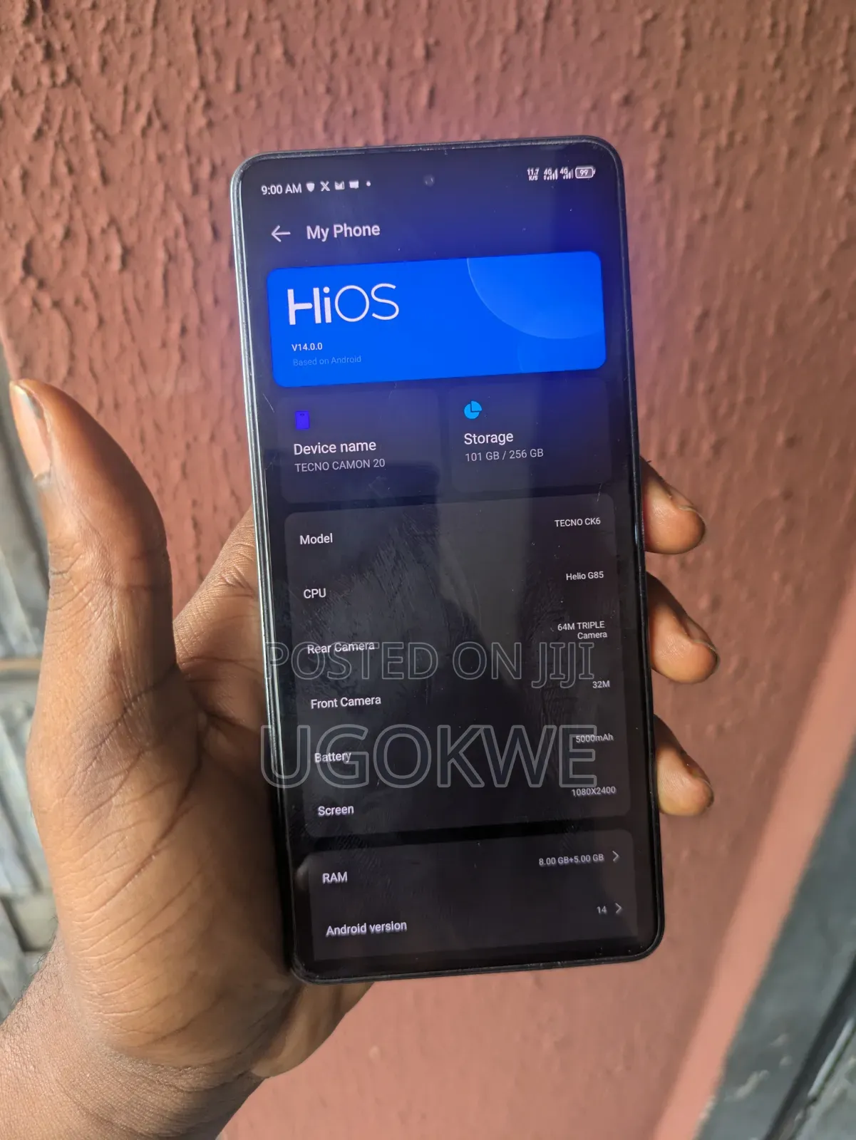 Tecno Camon 20 256 GB Silver