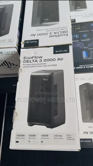 Delta 3 2000 Air 1000W Solar Generator (2 Year Warranty)