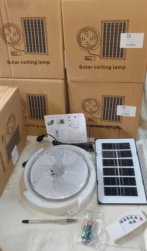 Brown Solar Ceiling Light